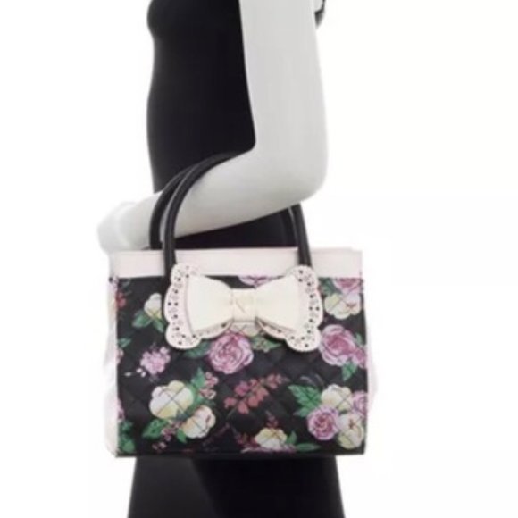 Betsey Johnson LACEY BAG TOTE - Picture 4 of 6